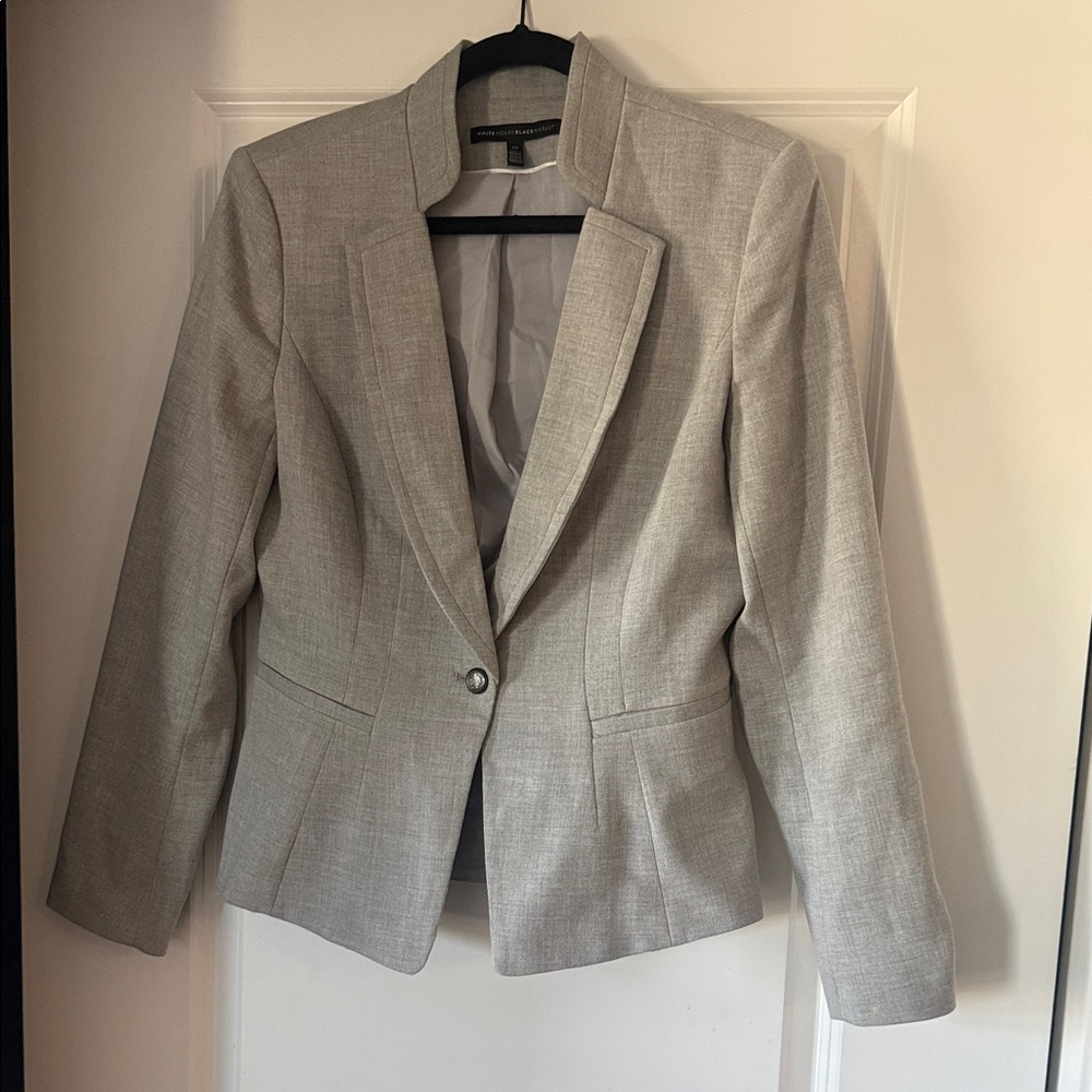 GREY BLAZER SIZE 10